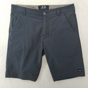 Oakley Men's Black Chino Skater Golf Summer Causal Wear Shorts Sz 32